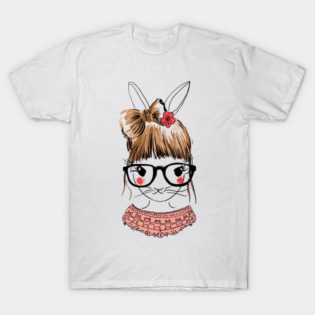 Miss Bunny T-Shirt by viSionDesign